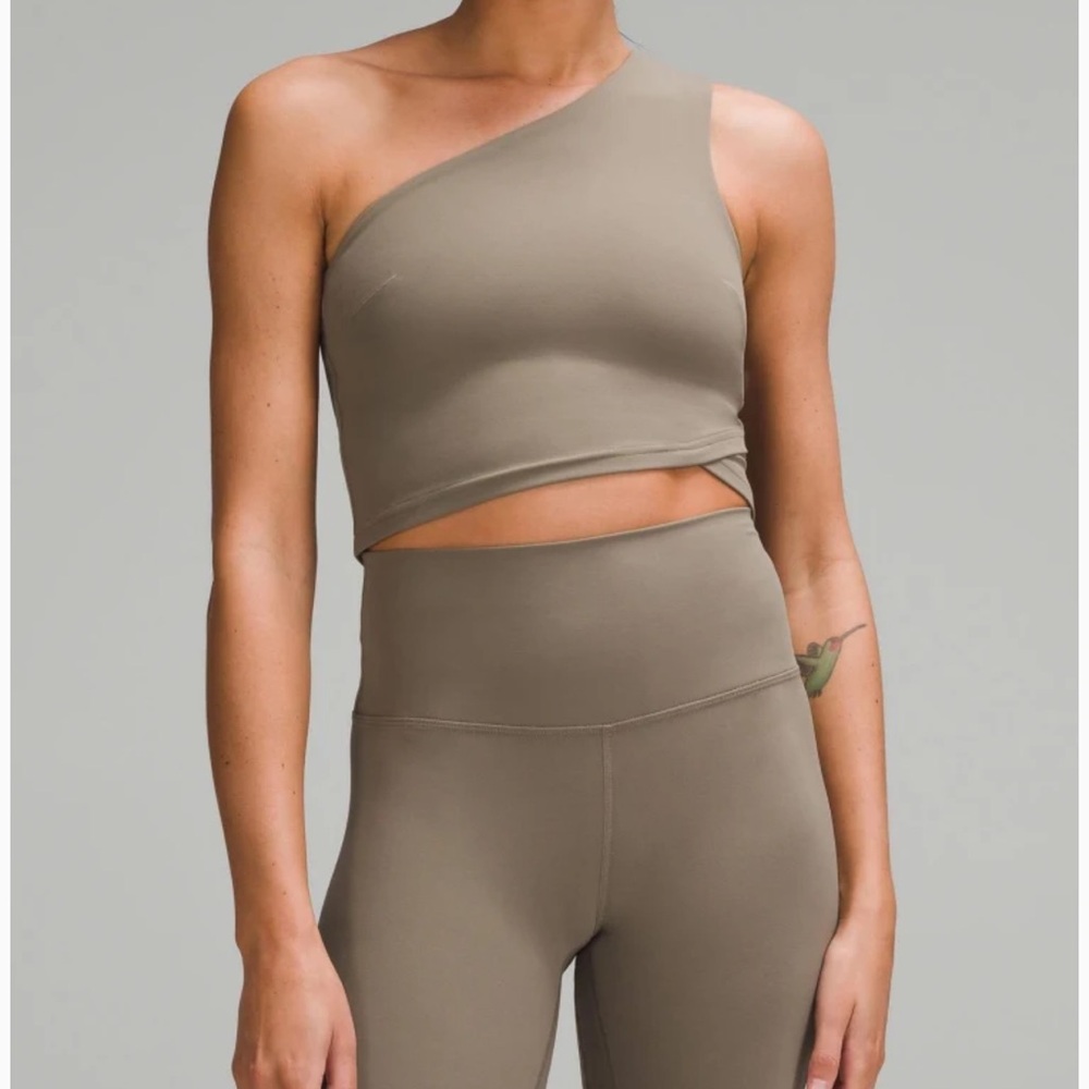 lululemon athletica One-Shoulder Tank Top in color nomad
